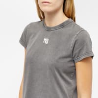 Alexander Wang Essential Shrunken T-Shirt - Washed Black