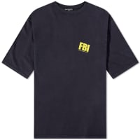 Balenciaga FBI Oversized T-Shirt - Marine Blue & Yellow