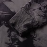 Helmut Lang Tie-Dye Logo Popover Hoody - Grey & Black