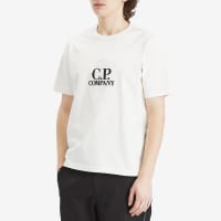 C.P. Company 30/2 Embroidered Twisted British Sailor T-Shirt - Gauze White