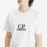 C.P. Company 30/2 Embroidered Twisted British Sailor T-Shirt - Gauze White