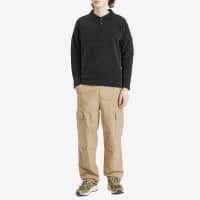 C.P. Company Chenille Cotton Lens Knit Polo - Black