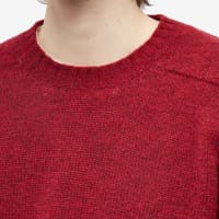 Jamieson's of Shetland Crew Knit - Cardinal