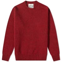 Jamieson's of Shetland Crew Knit - Cardinal