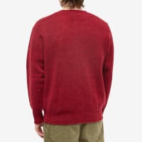 Jamieson's of Shetland Crew Knit - Cardinal