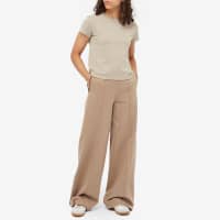 Alexander Wang Shrunken Logo T-Shirt - Clay