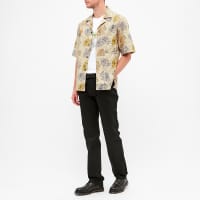 Acne Studios Simon Elephant Print Vacation Shirt - Beige
