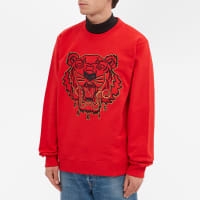 Kenzo CNY Year of The Tiger Crew Sweat - Medium Red