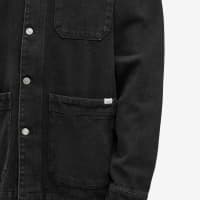 Foret Rowan Denim Overshirt - Washed Black