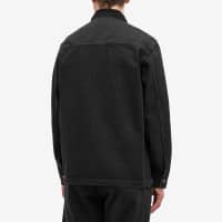 Foret Rowan Denim Overshirt - Washed Black