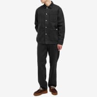 Foret Rowan Denim Overshirt - Washed Black