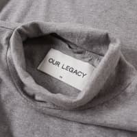 Our Legacy Turtle Neck - Grey Melange Army Jersey