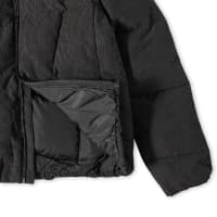 Dime Corduroy Wave Puffer Jacket - Black