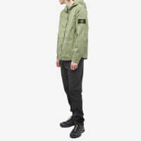 Stone Island Supima Cotton Twill Stretch Hooded Jacket - Sage