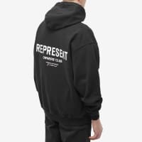 Represent Owners Club Popover Hoodie - Black