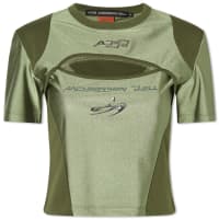 Andersson Bell Cut-Out Racing T-Shirt - Khaki