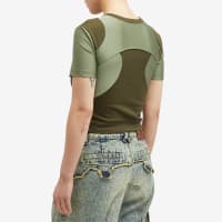 Andersson Bell Cut-Out Racing T-Shirt - Khaki
