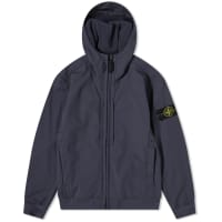 Stone Island Soft Shell-R Hooded Jacket - Navy Blue