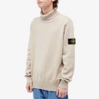 Stone Island Turtle Neck Knit - Plaster