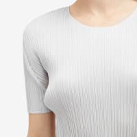 Pleats Please Issey Miyake Basics Pleats T-Shirt - Grey