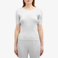 Pleats Please Issey Miyake Basics Pleats T-Shirt - Grey