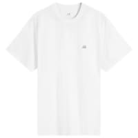 C.P. Company 30/1 Logo Patch T-Shirt - Gauze White