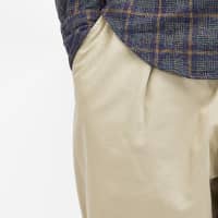 Universal Works Pleated Track Pants - Stone