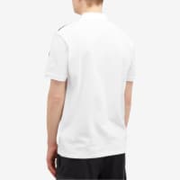 Moncler Tricolor Polo Shirt - White