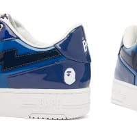 A Bathing Ape Patent Bape Sta Icon Sneaker - Navy