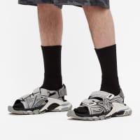 Balenciaga Track Sandal - Grey, White & Black