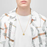 Tom Wood Coin Pendant - Gold