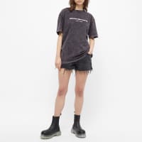 Alexander Wang Acid Wash Classic Logo T-Shirt - Acid Grenadine