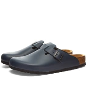 Birkenstock boston blue leather Clearance