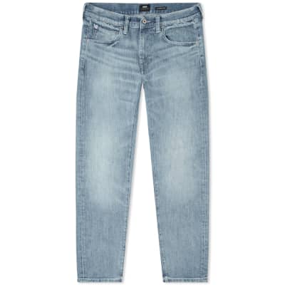 EDWIN E-CLASSIC REGULAR TAPERED FIT WHITE LISTED SELVAGE MENS JEANS MADE IN JAPA