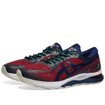 asics red and blue