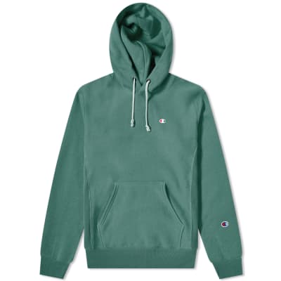 champion reverse weave hoodie all over log