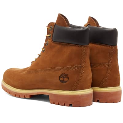 timberland 6 in buck boots rust nubuck