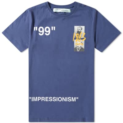 Off White Summer 1863 Impressionism Print Tee Off White Summer 1863 Impressionism Print Tee