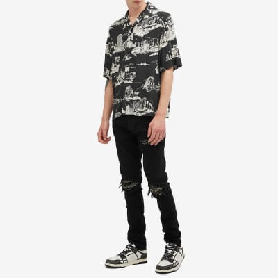 AMIRI AWDNSM1003STONEINDIGO 関税送料込 ☆AMIRI☆ バンダナジャケット 関税送料込*