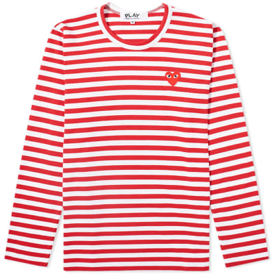 comme des garçons play femme orange