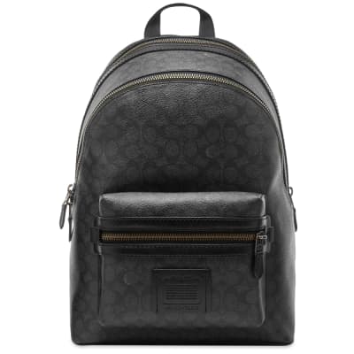 coach olive green backpack