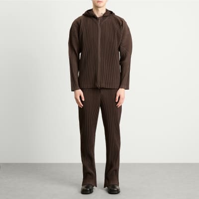 最終価格　HOMME PLISSE ウールライクコート 最終価格 HOMME PLISSE ウールライクコート