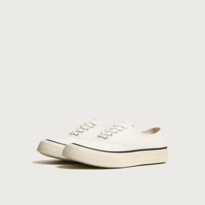 Eytys Anthem Off-White Canvas Sneakers