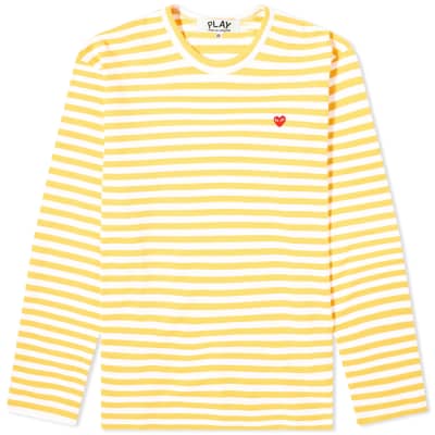comme des garçons play femme orange