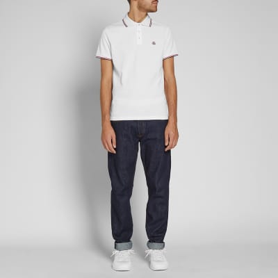 moncler blue camo polo moncler blue camo polo