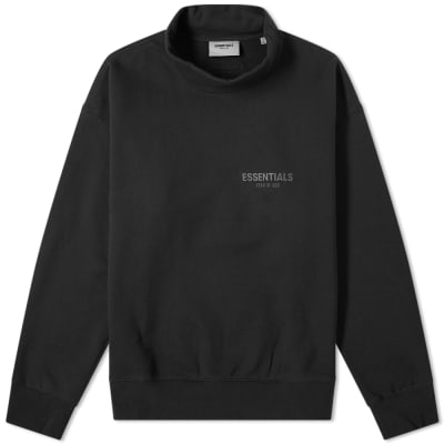 Essentials hoodie fear of god black clearance