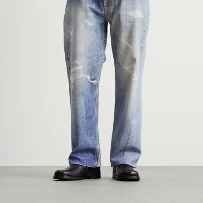 OUR LEGACY トップス　グレー 人気ブランドバ40代 ダイワピア テックバンドカラーシャツ