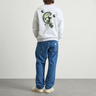 CARHARTT WIP END. スウェット Sサイズ グレー チェイススウェットシャツ