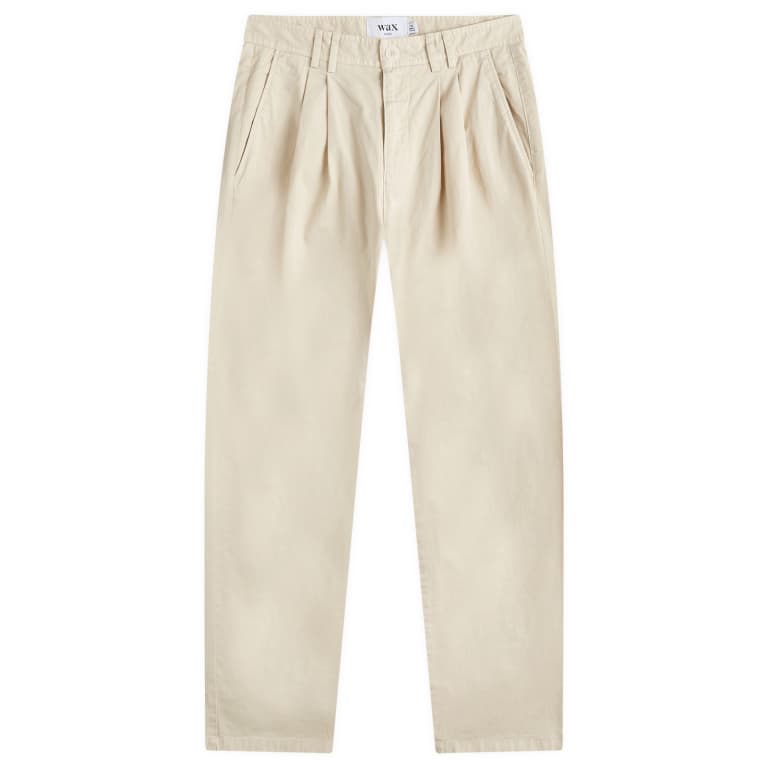 Брюки из твиловой ткани в складку Wax London Raleigh