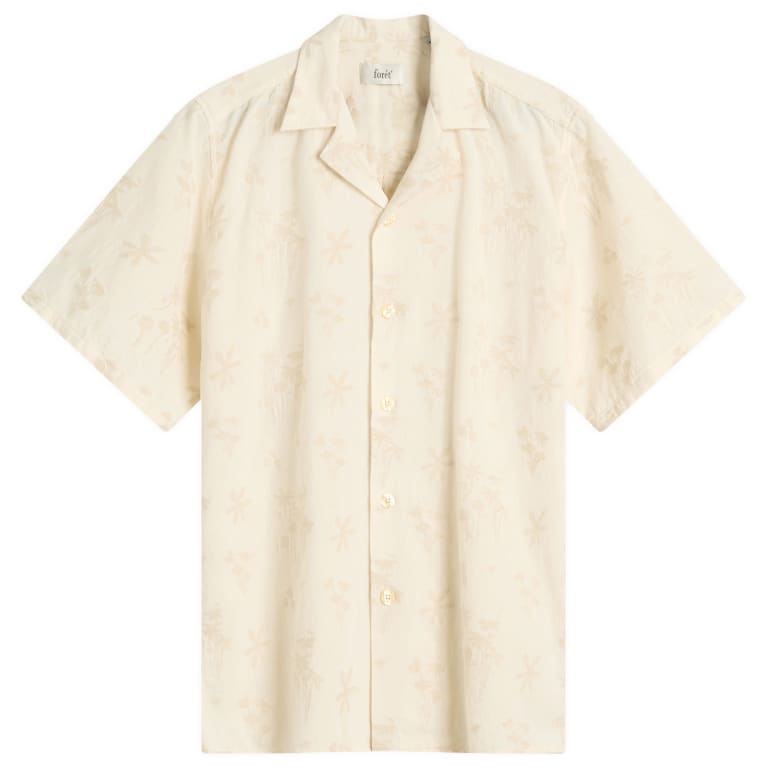 Праздничная жаккардовая рубашка в цветочек от Foret Peer